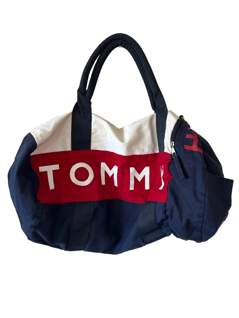 Tommy Hilfiger Bag 90s 00s Y2k Gym Work-out Sports Travel Carry-all Duffle